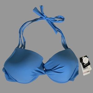 👙 Swim Bikini D/DD Top, Ladies Sz, Periwinkle Blue by California Waves